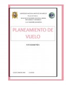 Planeamiento de vuelo