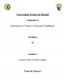 Valores Morales en nuestra sociedad