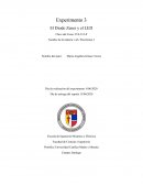 Experimento 3 El Diodo Zener y el LED