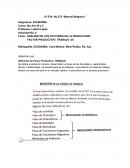 ANALISIS DE LOS FACTORES DE LA PRODUCCION: FACTOR PRODUCTIVO TRABAJO