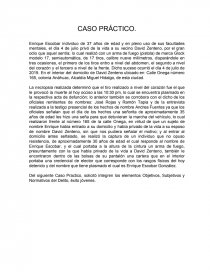 Caso Practico homicidio. Página 1