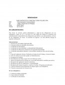 Memorandum subcontratistas 1