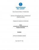 ESTACION DE TRANSFERENCIA DE RESIDUOS SOLIDOS