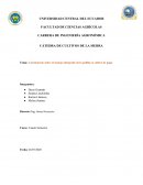 Cuestionario sobre el manejo integrado de la polilla en cultivo de papa