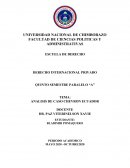 ANALISIS DE CASO CHEVRON ECUADOR