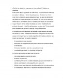 ¿Cuál de las siguientes empresas son intermediarios?