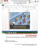 PROTOCOLO DE SEGURIDAD E HIGIENE ESCOLAR ANTE COVID-19