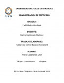 Balance scorecard. Empresa: Sabritas S.A. De C.V