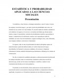 Estadística y probabilidad aplicadas a Ciencias Sociales