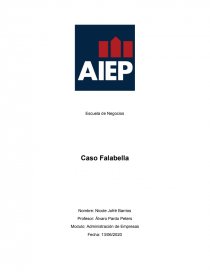 Caso falabella. Página 1