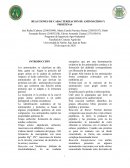 REACCIONES DE CARACTERIZACIÓN DE AMINOÁCIDOS Y PROTEINAS
