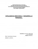 INTELIGENCIA EMOCIONAL Y DESARROLLO PERSONAL