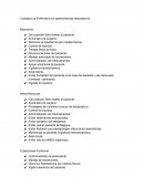 Cuidados de Enfermería en padecimientos respiratorios