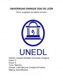 LA GESTIÓN DEL TALENTO HUMANO