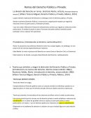 Division del derecho publico y privado