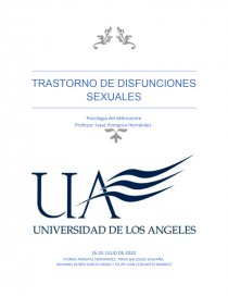 TRASTORNO DE DISFUNCIONES SEXUALES. Página 1