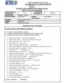 Trabajo Speaking Questions