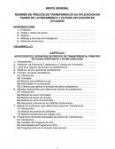 REGIMEN DE PRECIOS DE TRANSFERENCIA SU APLICACIÓN EN PAISES DE LATINOAMERICA Y FUTURA APLICACIÓN EN ECUADOR