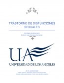 TRASTORNO DE DISFUNCIONES SEXUALES