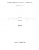 LA REALIDAD ECONÓMICA, SOCIAL Y CULTURAL DEL ECUADOR Y EL MUNDO