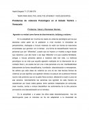 Problemas de violencia Psicológica en el Estado Táchira – Venezuela