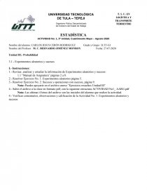 T. S. U. EN LOGÍSTICA Y TRANSPORTE TERRESTRE. Página 1