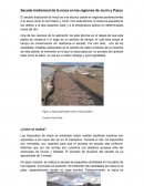 Secado tradicional de la maca en las regiones de Junín y Pasco