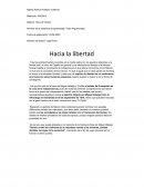 Texto Argumentativo. Hacia la libertad