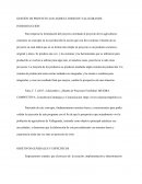 GESTIÓN DE PROYECTO LOS AGRICULTORES DE VALLEGRANDE