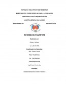 Informe de Pasantias. Empresa: Alcaldía Bolivariana de San Francisco