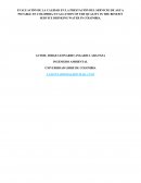 EVALUACIÓN DE LA CALIDAD EN LA PRESTACIÓN DEL SERVICIO DE AGUA POTABLE EN COLOMBIA