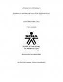 EVIDENCIA 10: INFORME “MÉTODO DE SELECCIÓN DE IDEAS”