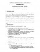 PROTOCOLO DE TRATAMIENTO - PACIENTE COVID-19 HOSPITALIZACIÓN