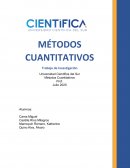 Trabajo de Investigación - Metodos Cuantitativos