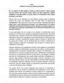 Anàlisis de los sujetos procesales