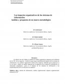 Los impactos organizativos de los sistemas de información: Análisis y propuesta de un marco metodológico