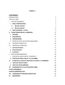Ejemplo Contenido . ANÁLISIS PRODUCTO. Página 1