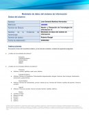 Modelado de datos del sistema de información