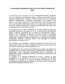 La economía colombiana creció 2,2% en el primer trimestre de 2018