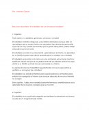 Resumen de el libro “El Caballero De La Armadura Oxidada”