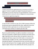 Reflexión sobre la practica de los valores en la vida cotidiana