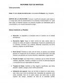 INFORME TEST DE WARTEGG