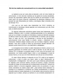 Rol de medios de comunicacion en la comunidad estudiantil