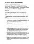 Actividad de valoracion aduanera