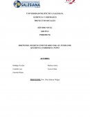 DISEÑO DEL HUERTO COMUNITARIO PARA EL PUEBLO DE QUERENCIA PARROQUIA NONO