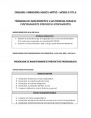 PROGRAMA DE MANTENIMIENTO PREVENTIVO PROGRAMADO