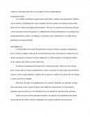 ENSAYO: SIGNIFICADO DE LA PLANIFICACIÓN TERRITORIAL