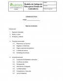 Modelo Codigo de etica para Firmas de Contadores