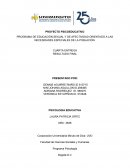 PROYECTO PSICOEDUCATIVO PROGRAMA DE EDUCACIÓN SEXUAL Y DE AFECTIVIDAD ORIENTADO A LAS NECESIDADES ESPECIALES DE LA POBLACIÓN