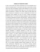 NORMAS DE TRANSPORTE AÉREO Y TERRESTRE